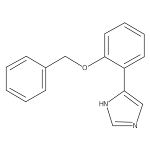 4-[2-(benzyloxy)phenyl]-1H-imidazole结构式