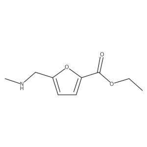 Ethyl 5-[(methylamino)methyl]furan-2-carboxylate结构式