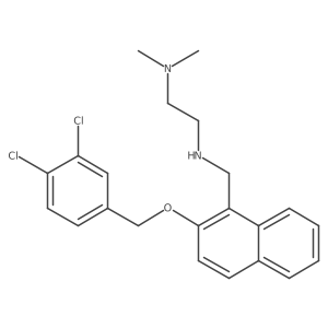 N2-[[2-[(3,4-Dichlorophenyl)methoxy]-1-naphthalenyl]methyl]-N1,N1-dimethyl-1,2-ethanediamine Structure