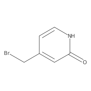 4-(bromomethyl)pyridin-2(1H)-one结构式