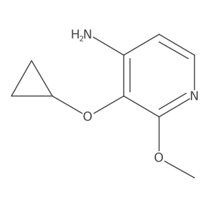 3-Cyclopropoxy-2-methoxypyridin-4-amine Structure