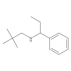 (2,2-Dimethylpropyl)(1-phenylpropyl)amine Structure