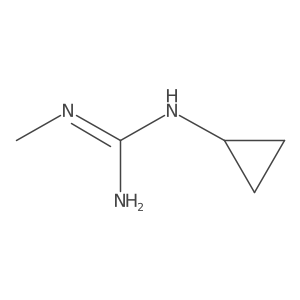 3-Cyclopropyl-1-methylguanidine结构式