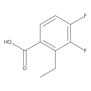 2-Ethyl-3,4-difluorobenzoic acid Structure