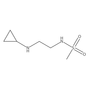N-[2-(cyclopropylamino)ethyl]methanesulfonamide结构式