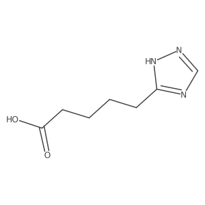 5-(4H-1,2,4-triazol-3-yl)pentanoic acid Structure