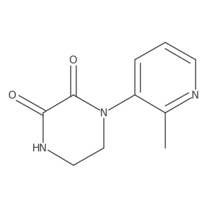 1-(2-Methylpyridin-3-yl)piperazine-2,3-dione Structure