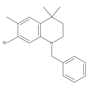 1-Benzyl-7-bromo-4,4,6-trimethyl-1,2,3,4-tetrahydro-quinoline Structure