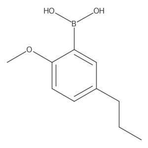 (2-Methoxy-5-propylphenyl)boronic acid Structure