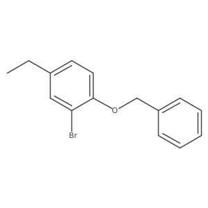 1-(Benzyloxy)-2-bromo-4-ethylbenzene Structure