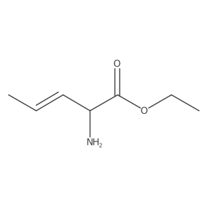Ethyl 2-aminopent-3-enoate结构式