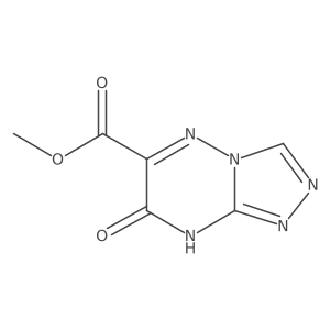 Methyl 7-oxo-7,8-dihydro-[1,2,4]triazolo[4,3-b][1,2,4]triazine-6-carboxylate结构式