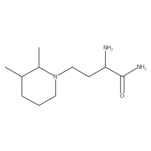 2-Amino-4-(2,3-dimethylpiperidin-1-yl)butanamide Structure