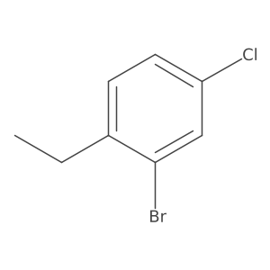 2-Bromo-4-chloro-1-ethylbenzene Structure