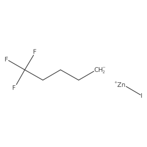 5,5,5-Trifluoropenylzinc iodide, 0.25 M in THF Structure