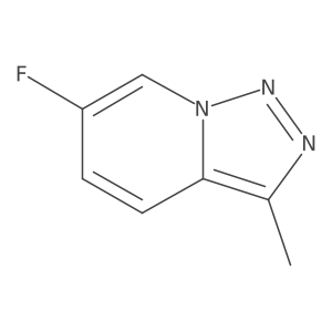 6-Fluoro-3-methyl-[1,2,3]triazolo[1,5-a]pyridine结构式