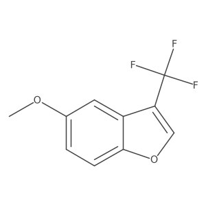 5-Methoxy-3-(trifluoromethyl)benzofuran Structure