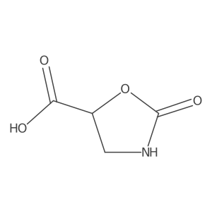 (5R)-2-oxooxazolidine-5-carboxylic acid Structure