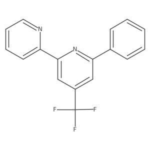 6-Phenyl-4-(trifluoromethyl)-2,2'-bipyridine Structure