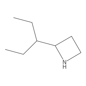 2-(Pentan-3-yl)azetidine Structure