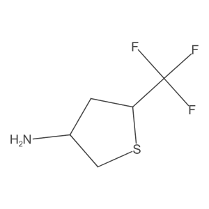 5-(Trifluoromethyl)thiolan-3-amine结构式