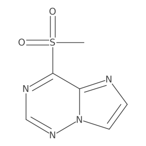 4-(Methylsulfonyl)imidazo[2,1-f][1,2,4]triazine Structure