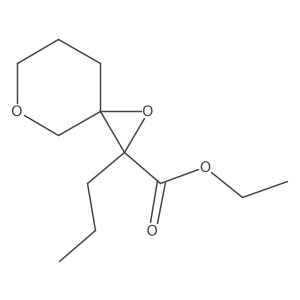 Ethyl 2-propyl-1,5-dioxaspiro[2.5]octane-2-carboxylate Structure