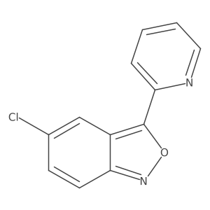 5-Chloro-3-(2-pyridinyl)-2,1-benzisoxazole结构式