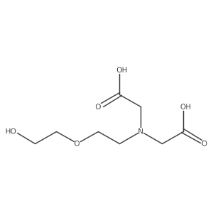 2,2'-((2-(2-Hydroxyethoxy)ethyl)azanediyl)diacetic acid Structure