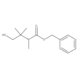 benzyl N-(1-hydroxy-2-methylpropan-2-yl)-N-methylcarbamate Structure