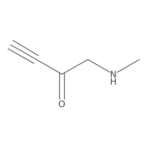 1-(Methylamino)but-3-yn-2-one Structure