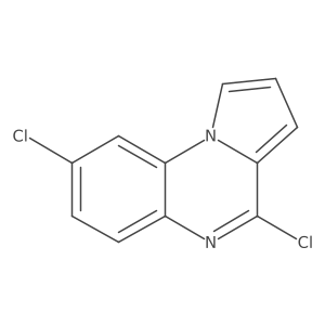 4,8-Dichloropyrrolo[1,2-a]quinoxaline结构式