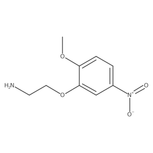 2-(2-Methoxy-5-nitrophenoxy)ethan-1-amine结构式