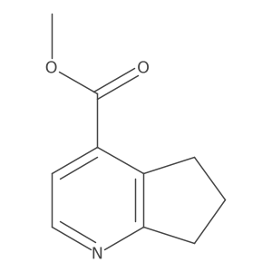 Methyl 6,7-dihydro-5H-cyclopenta[b]pyridine-4-carboxylate Structure