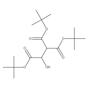Tri-tert-butyl 2-hydroxyethane-1,1,2-tricarboxylate结构式