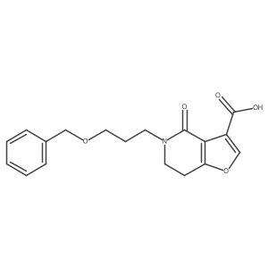 5-(3-(Benzyloxy)propyl)-4-oxo-4,5,6,7-tetrahydrofuro[3,2-c]pyridine-3-carboxylic acid结构式