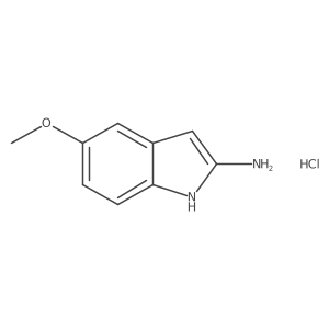 5-methoxy-1H-indol-2-amine hydrochloride Structure