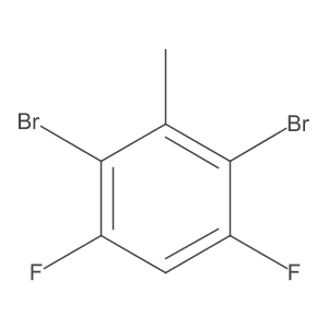 2,6-Dibromo-3,5-difluorotoluene结构式