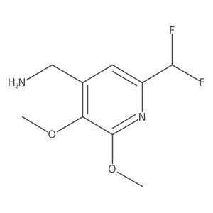 (6-(Difluoromethyl)-2,3-dimethoxypyridin-4-yl)methanamine Structure