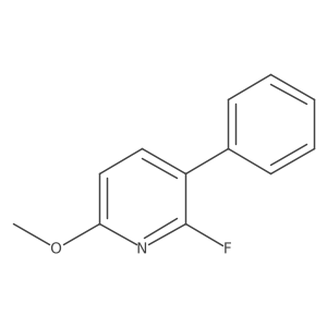 2-Fluoro-6-methoxy-3-phenylpyridine结构式