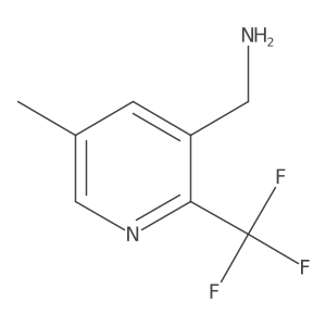 3-Aminomethyl-5-methyl-2-(trifluoromethyl)pyridine结构式
