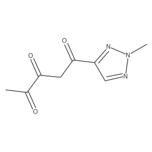 1-(2-methyl-2H-1,2,3-triazol-4-yl)pentane-1,3,4-trione Structure