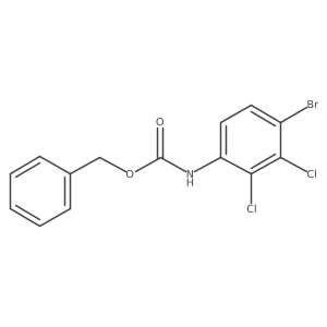 benzyl N-(4-bromo-2,3-dichlorophenyl)carbamate Structure