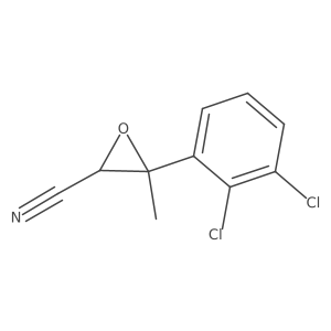 3-(2,3-Dichlorophenyl)-3-methyloxirane-2-carbonitrile结构式