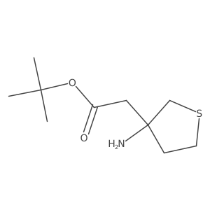 Tert-butyl 2-(3-aminothiolan-3-yl)acetate Structure