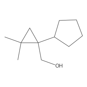 (1-Cyclopentyl-2,2-dimethylcyclopropyl)methanol结构式