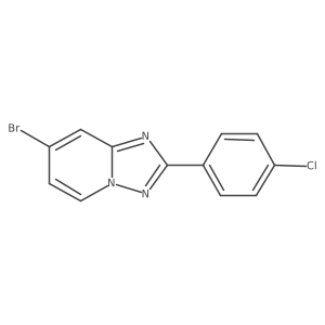 7-Bromo-2-(4-chlorophenyl)-[1,2,4]triazolo[1,5-a]pyridine Structure