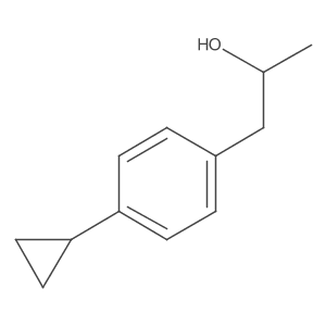 1-(4-Cyclopropylphenyl)propan-2-ol结构式