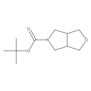 tert-Butyl tetrahydro-1H-furo[3,4-c]pyrrole-5(3H)-carboxylate结构式