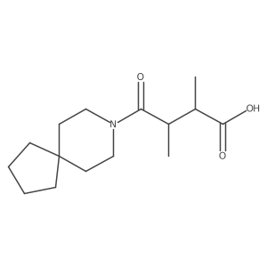 4-{8-Azaspiro[4.5]decan-8-yl}-2,3-dimethyl-4-oxobutanoic acid结构式
